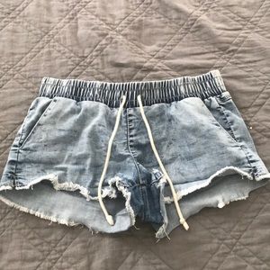 VanillaStar blue jean shorts